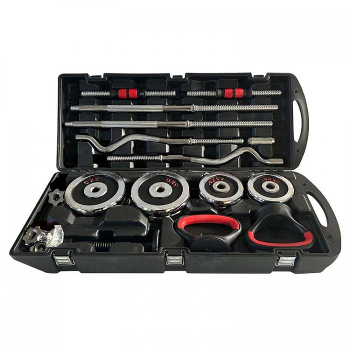 ჰანტელები შტანგის კომპლექტი - 55 კგ